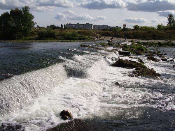 Курск. Река Сейм, пороги