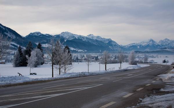 Австрийские зимние пейзажи